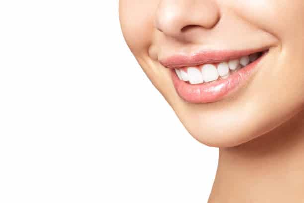 beautiful female smile after cosmetic dentistry