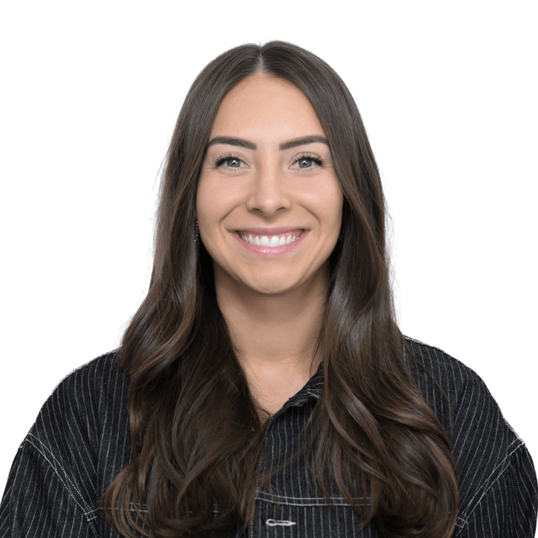 Lauren smiling after,seamless smile transformation